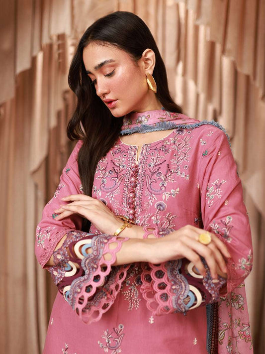 1 & Get 1 Free - LUXURY LAWN EMBROIDERED SUIT