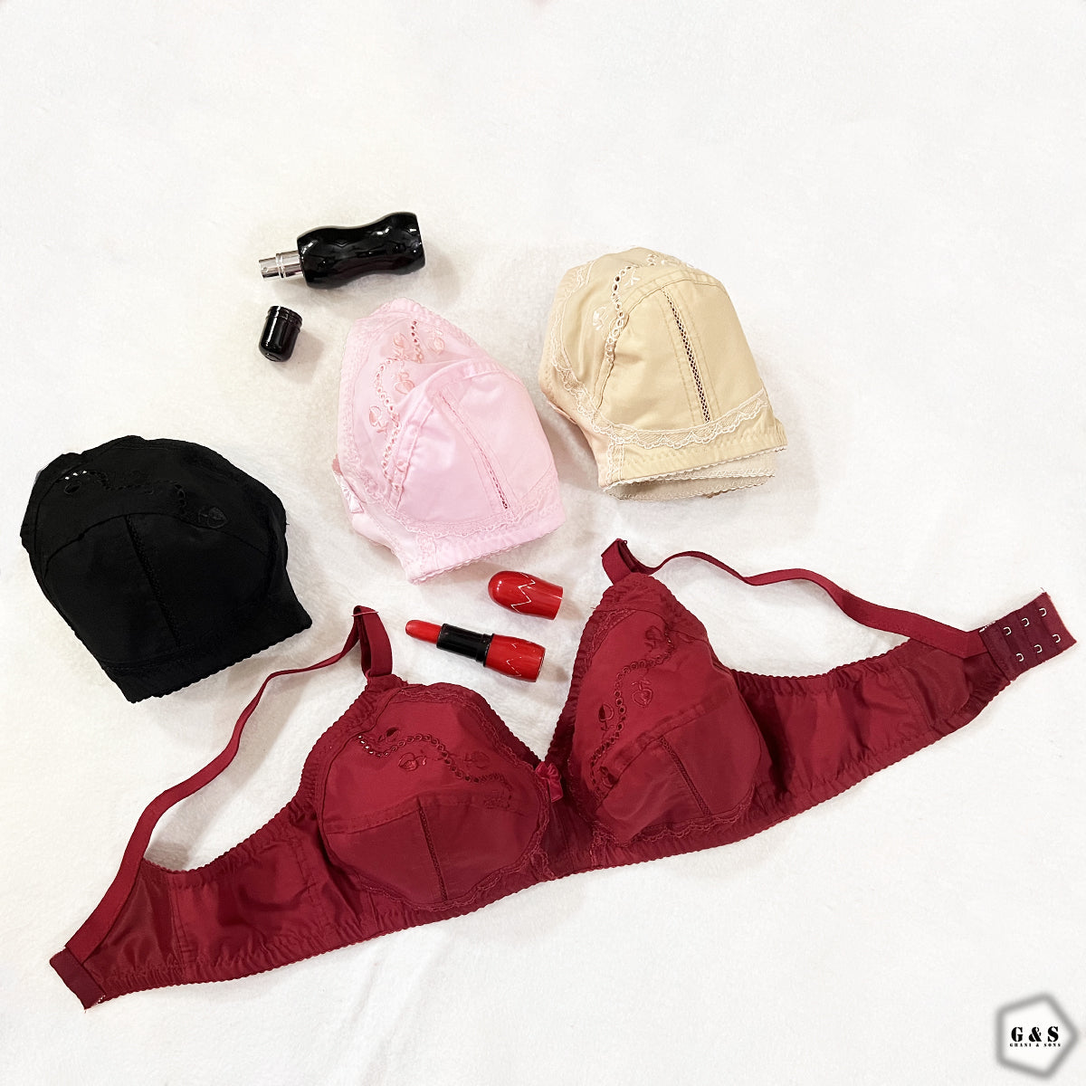 New Design Ladies Pack Of 3 Cotton Bras