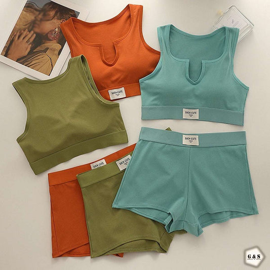 Pack Of 3 New Design Sports/Casual Bra With Shorts