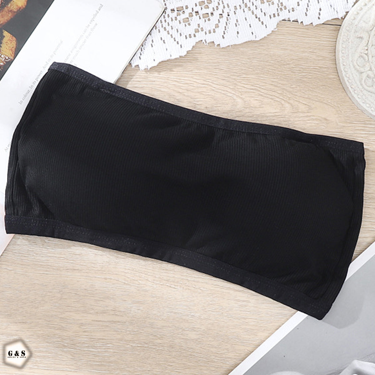 Cotton Pushup Pack Of 3 Strapless Bras With 3 Pairs Of Transparent Straps