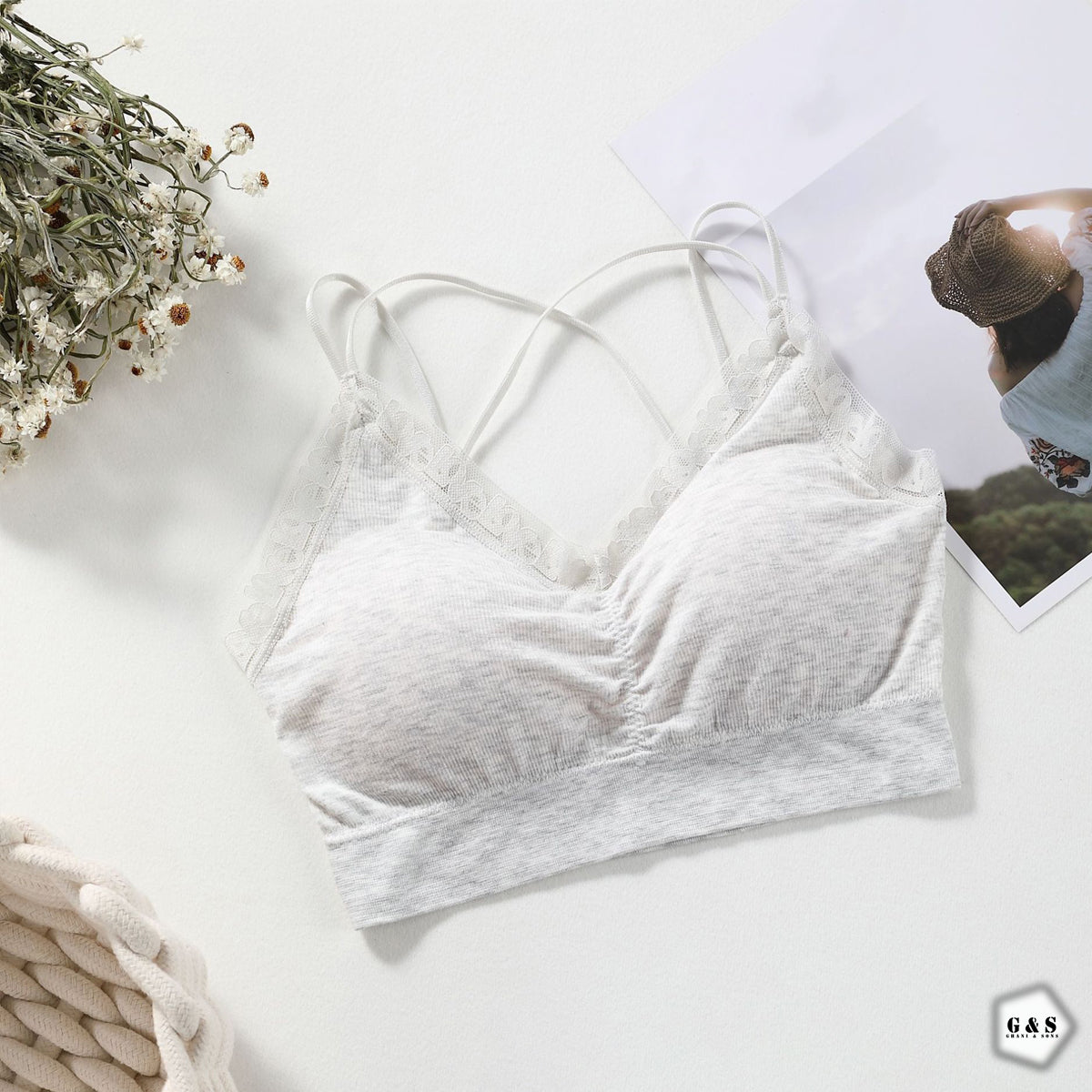 New Design Pack Of 3 Cross Back Casual/Sports Bralette