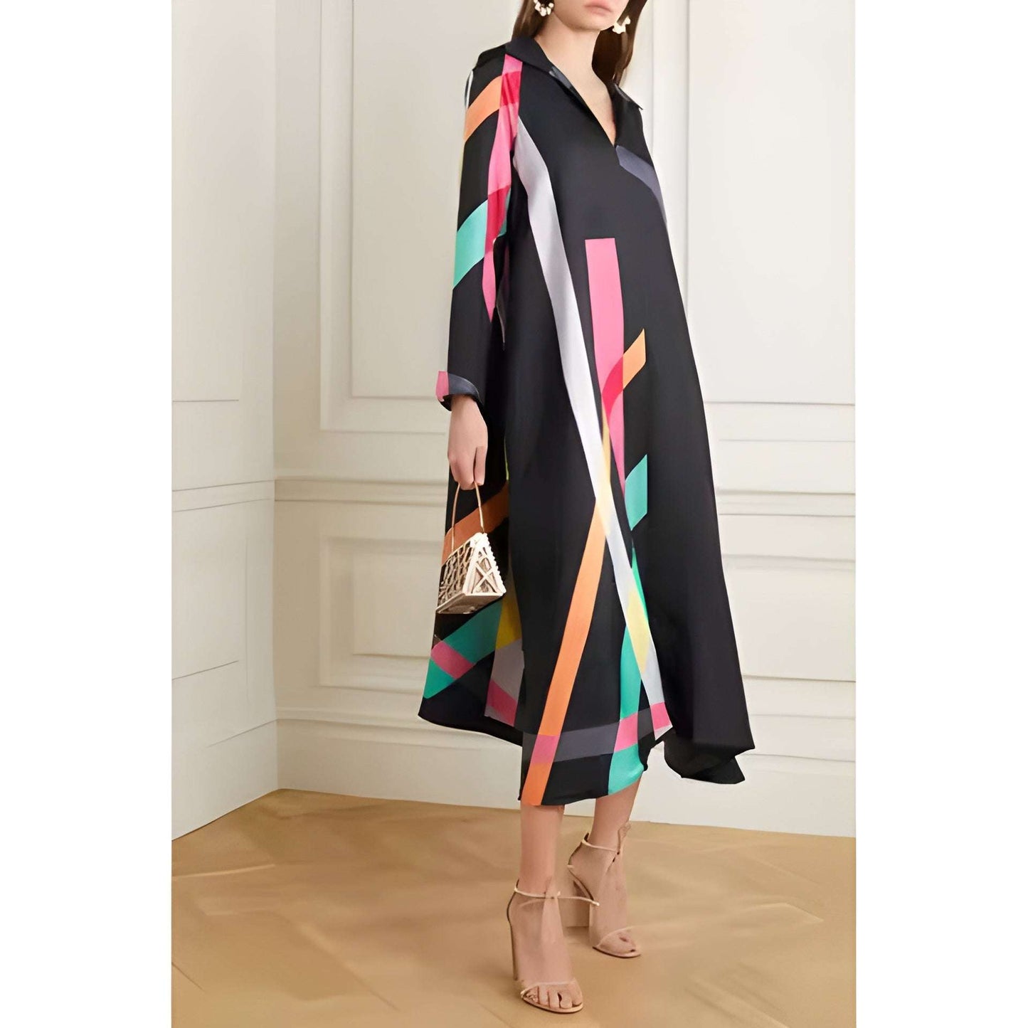 Buy 1 Get 1 Free - Chic Casual Floral Print Coord Two-Piece Set with Pants | Western Style Cotton Summer Suit 76397 (40% Off Super Summer Sale!