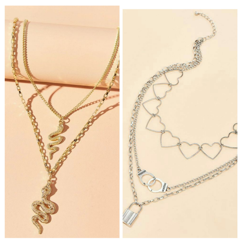 Stylish Layered Necklace Set β Buy 1 Get 1 Free | Stock Clearance Offer Deal87660