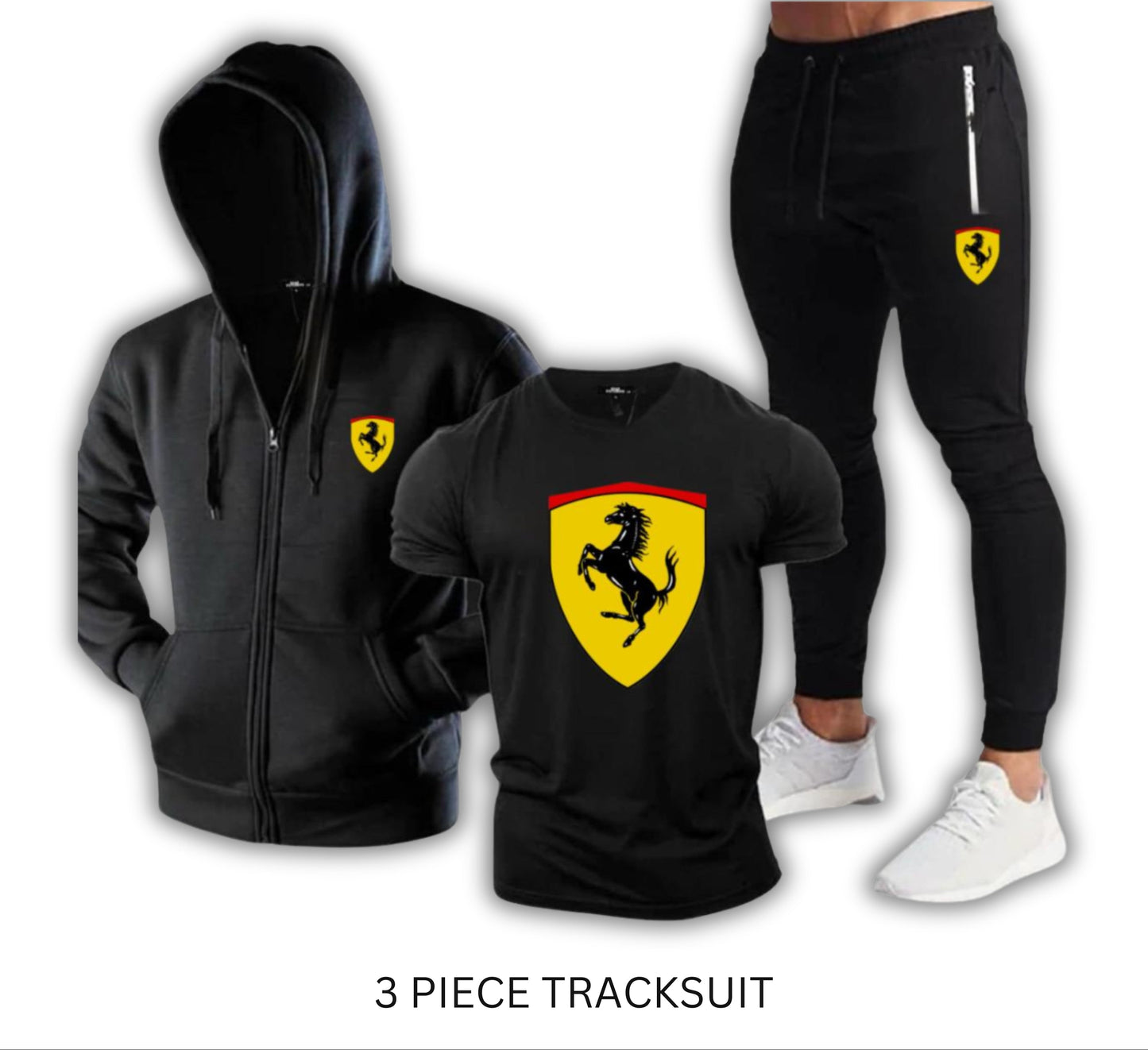 3 Piece Digital Printed Winter Tracksuit