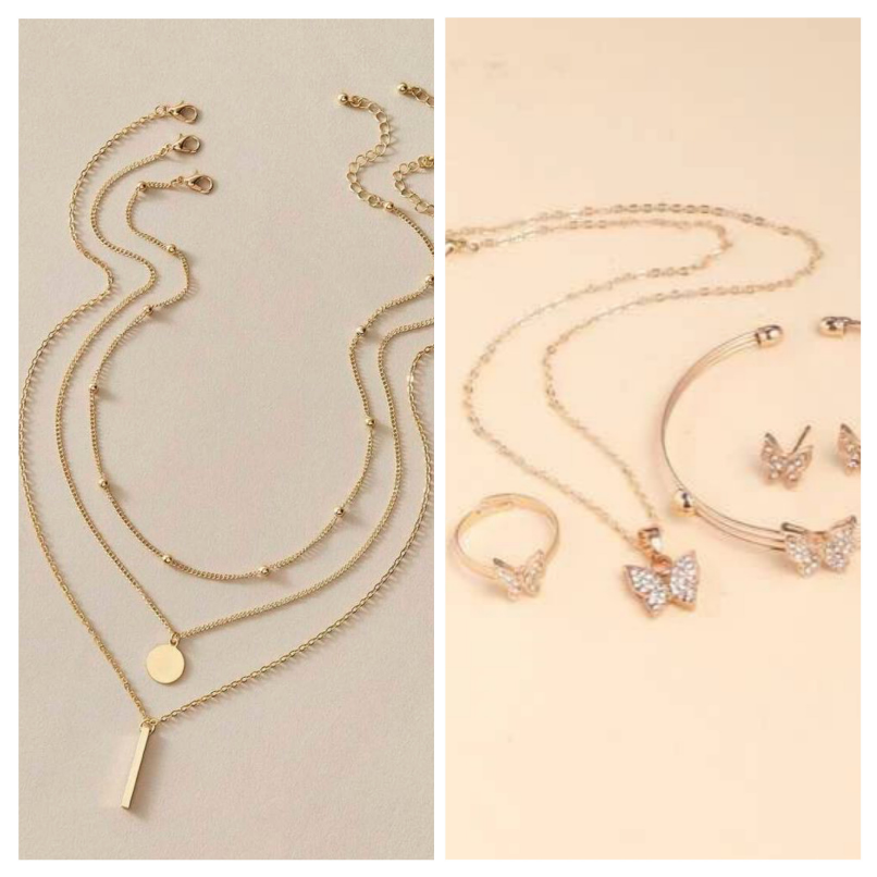 Stylish Layered Necklace Set β Buy 1 Get 1 Free | Stock Clearance Offer Deal87664