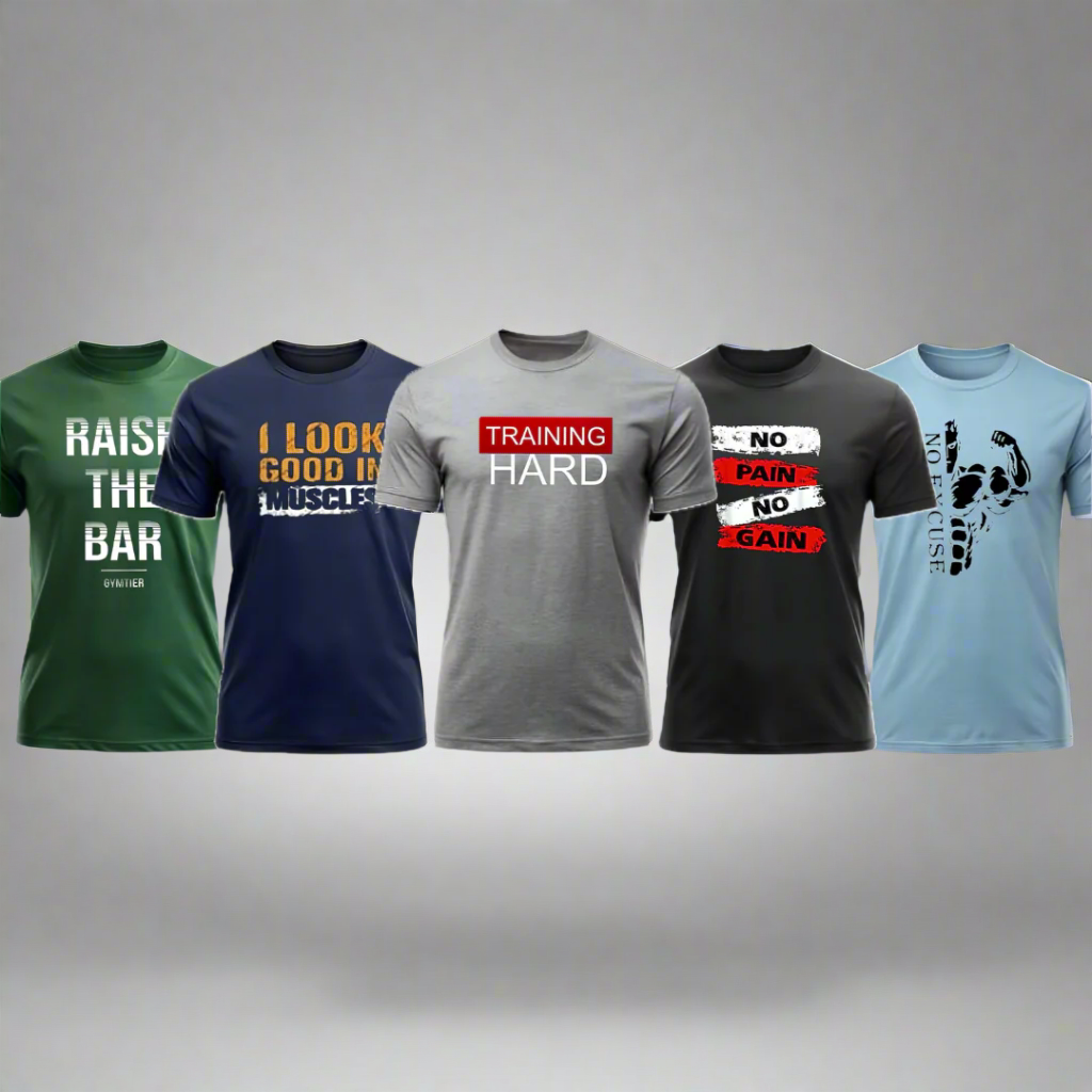 Pack of 5 Printed Dri-Fit Tees