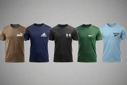 Pack of 5 Printed Dri-Fit T Shirt