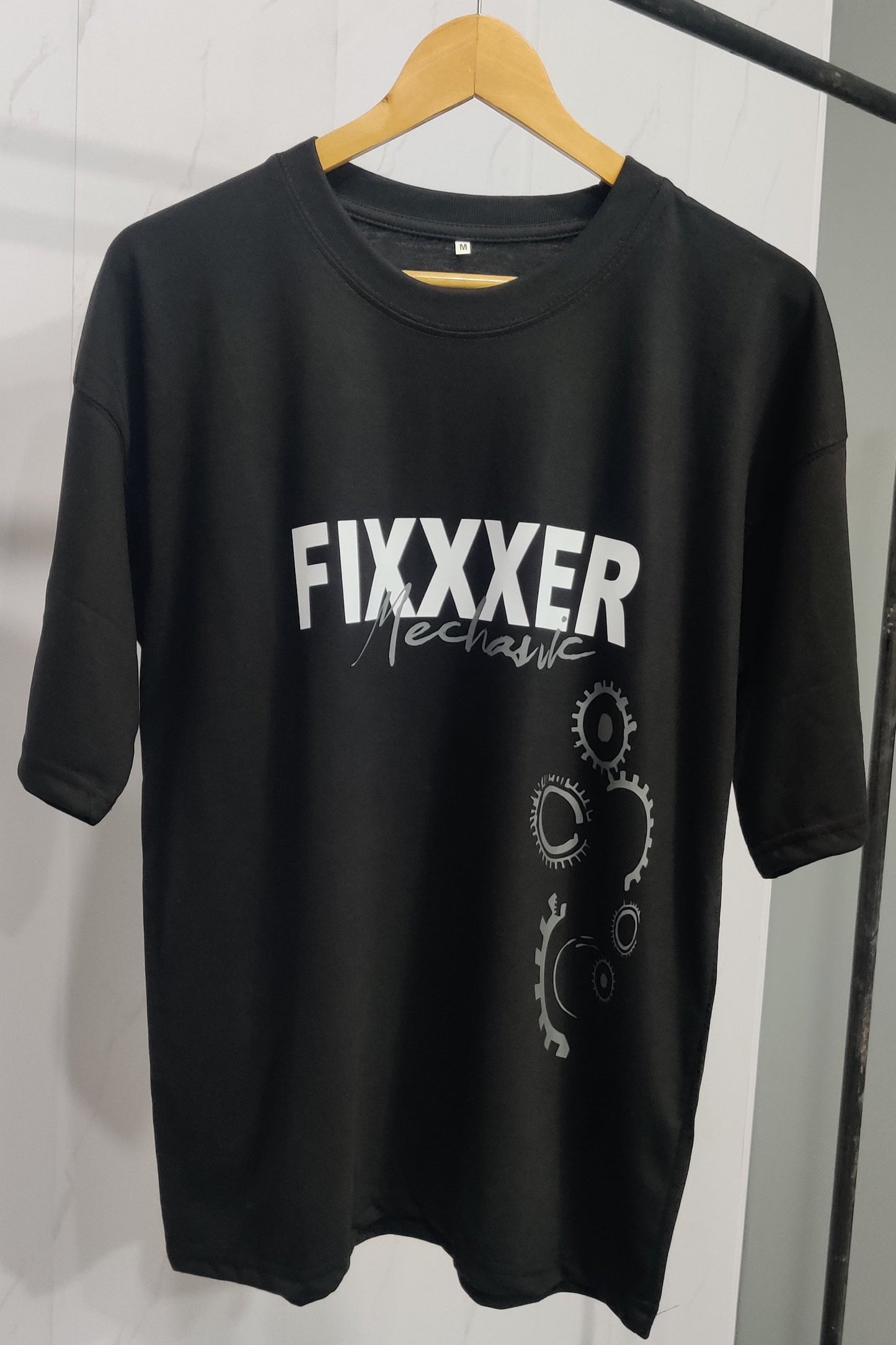 Men's Printed Oversize Drop Shoulder T-Shirt.