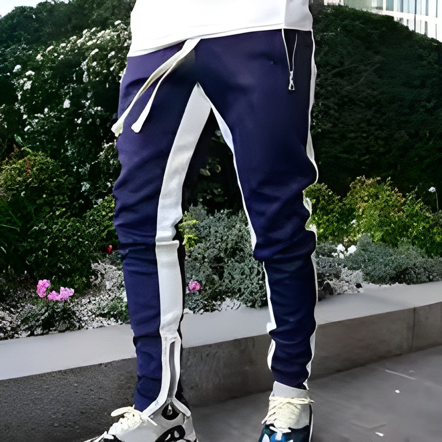 Pack of 5 Men's Athletic Trainning Joggers Casual Loose Fit Sweatpants Spring Fall Fleece Lined Pants Elastic Waist Drawstring Trousers