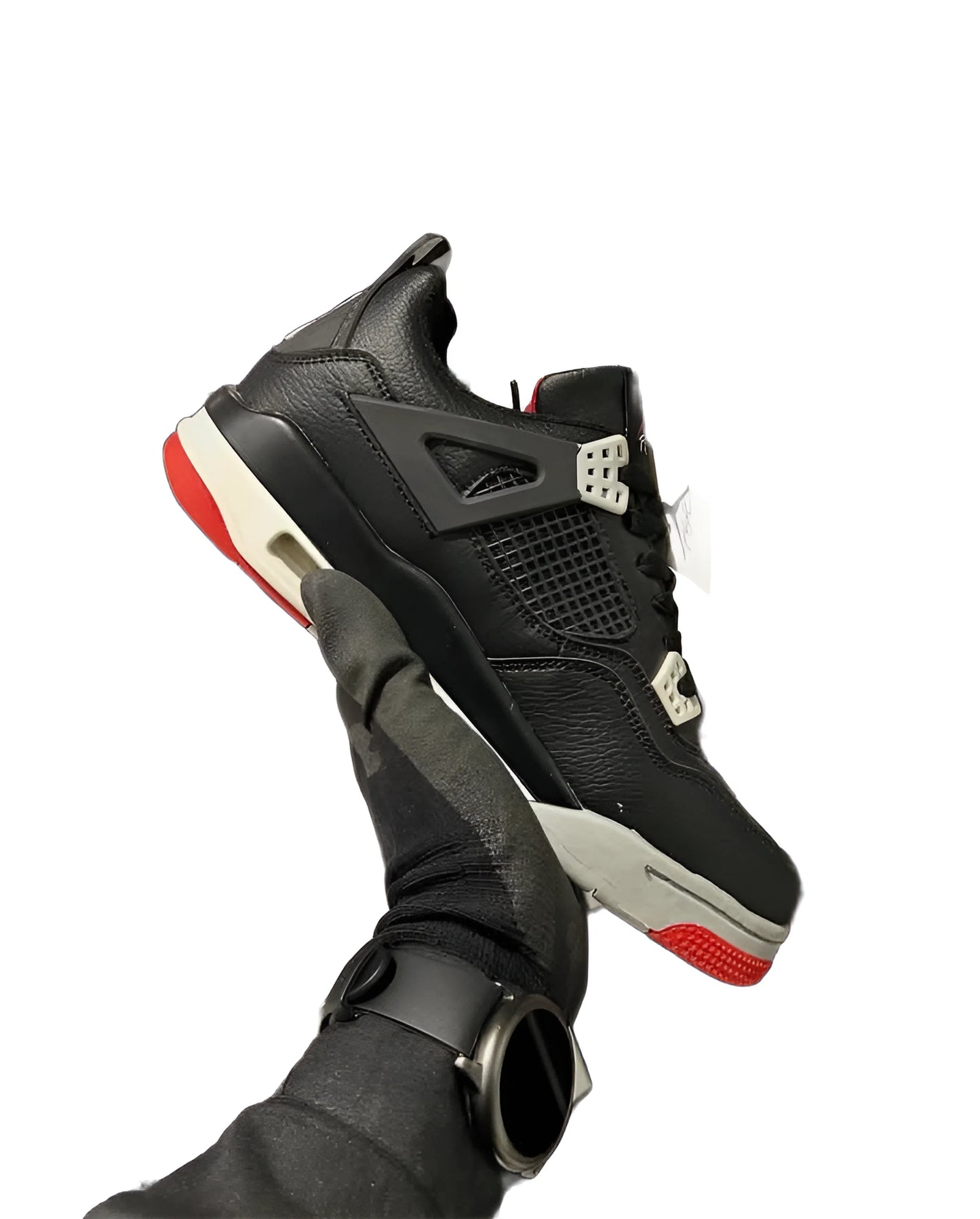AIR JORDAN 4 - Retro - Black with Red