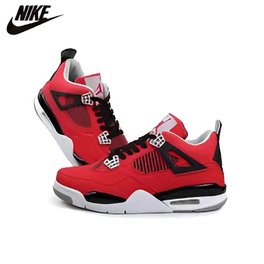 AIR JORDAN 4 - Retro - Red with White