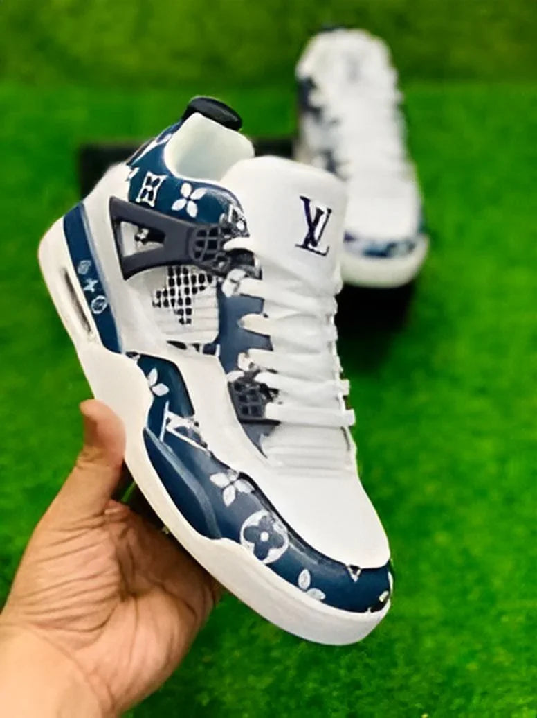 AIR JORDAN 4 - LV -  Blue White