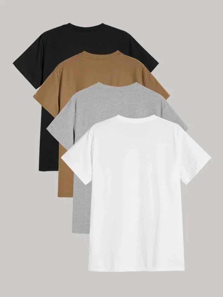 Basic T-Shirts - Pack of 4
