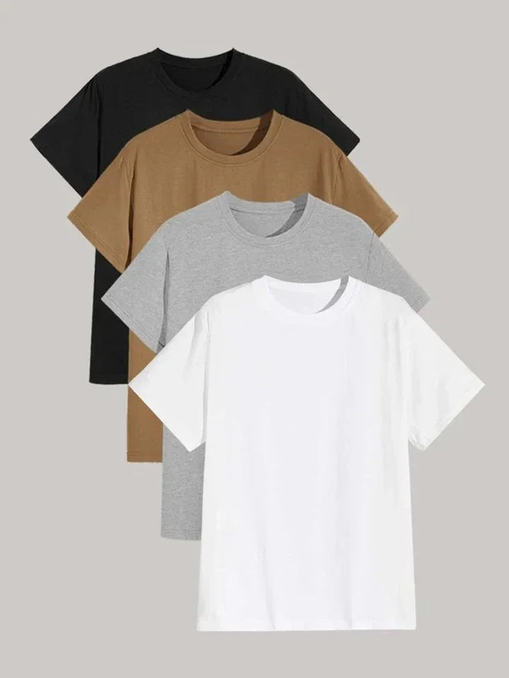 Basic T-Shirts - Pack of 4
