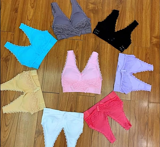 30% off - comfy corset bra front cross side buckle lace bras