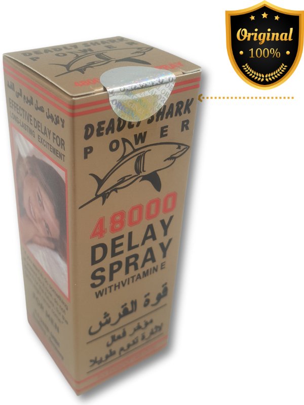 Deadly Shark 48000 Delay Spray - Lidocaine Delay Spray