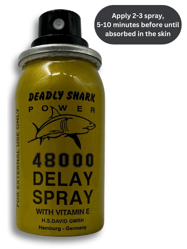 Deadly Shark 48000 Delay Spray - Lidocaine Delay Spray