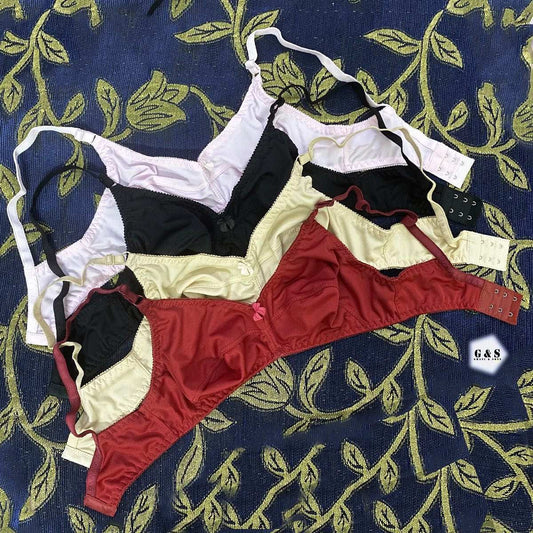 Pack Of 3 Ladies Jersey Bra