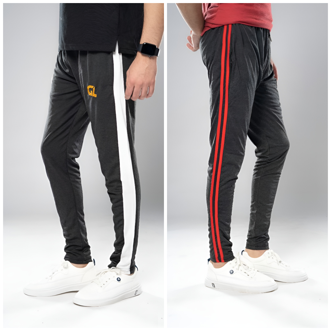Pack of 2 Unisex Slim Jogger Trousers - Comfortable & Stylish