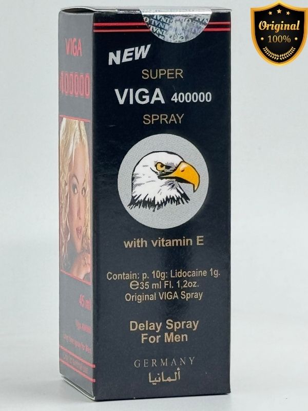 Viga Delay Spray For Men - Super Viga 400000 BLACK