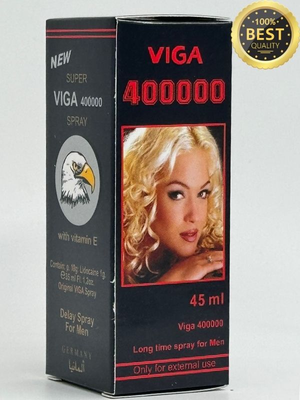 Viga Delay Spray For Men - Super Viga 400000 BLACK