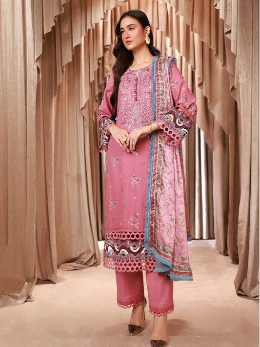 1 & Get 1 Free - LUXURY LAWN EMBROIDERED SUIT