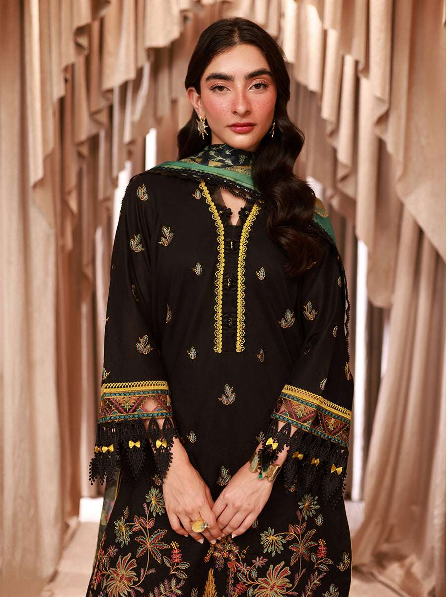1 & Get 1 Free - LUXURY LAWN EMBROIDERED SUIT