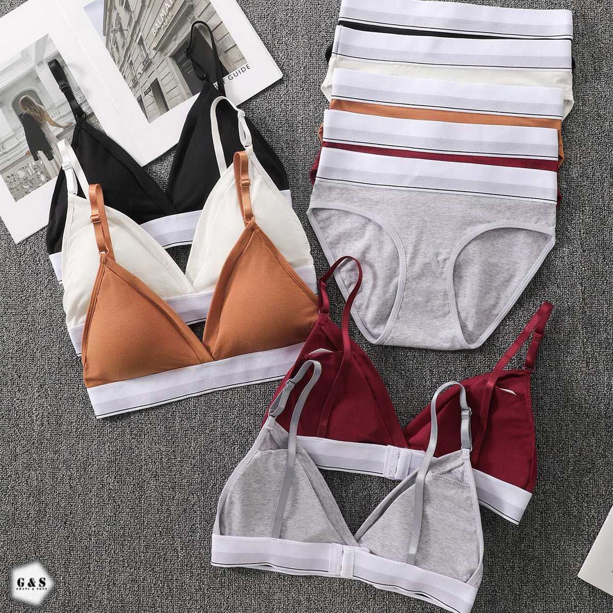 Pack Of 2 Cotton Bralette With Full Coverage Underware