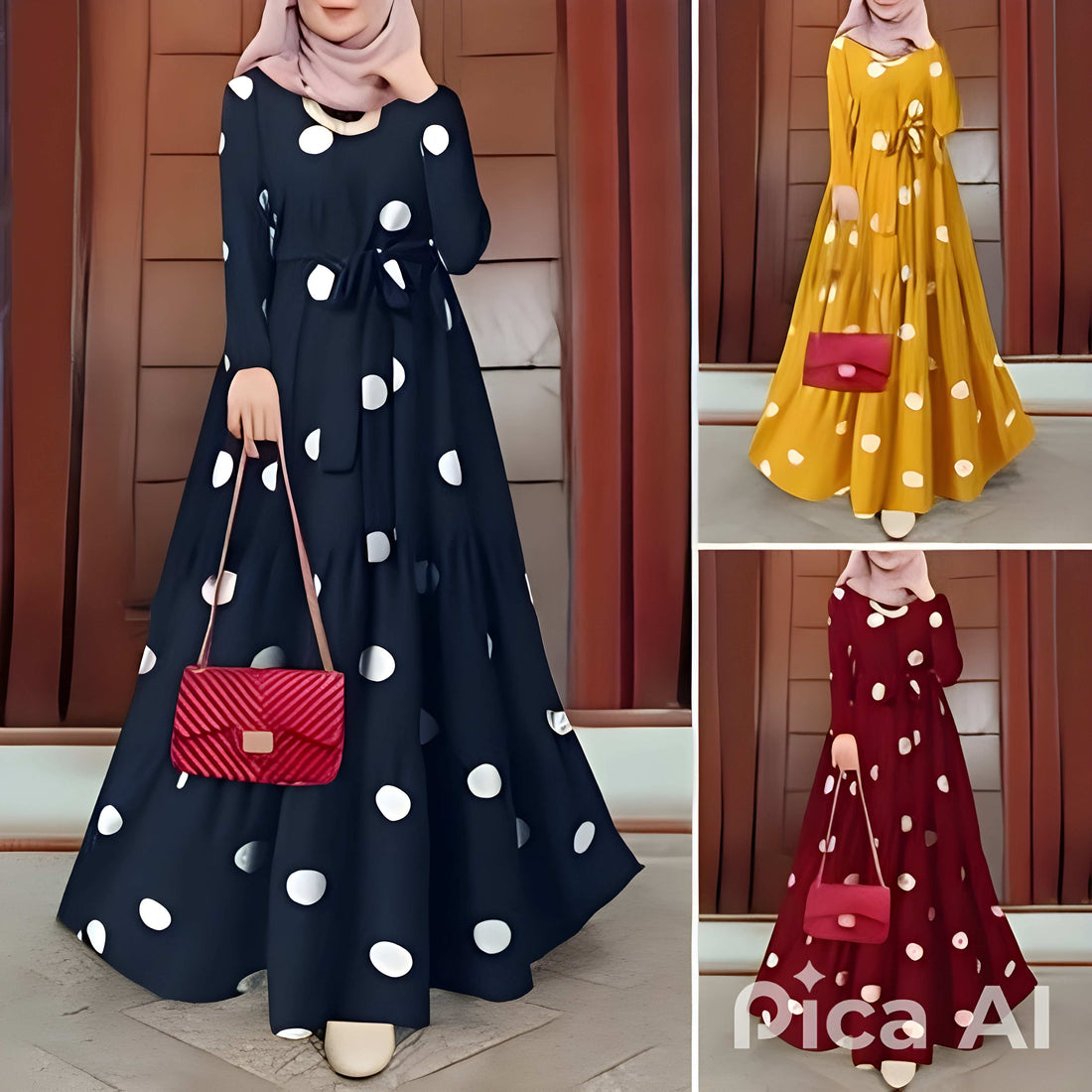 Pack of 3 Stylish Abaya l Premium Quality l All Sizes Available #1096