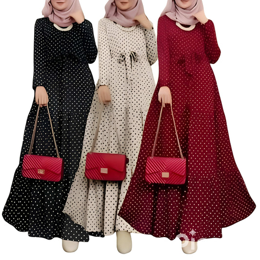 Pack of 3 Stylish Abaya l Premium Quality l All Sizes Available #1097