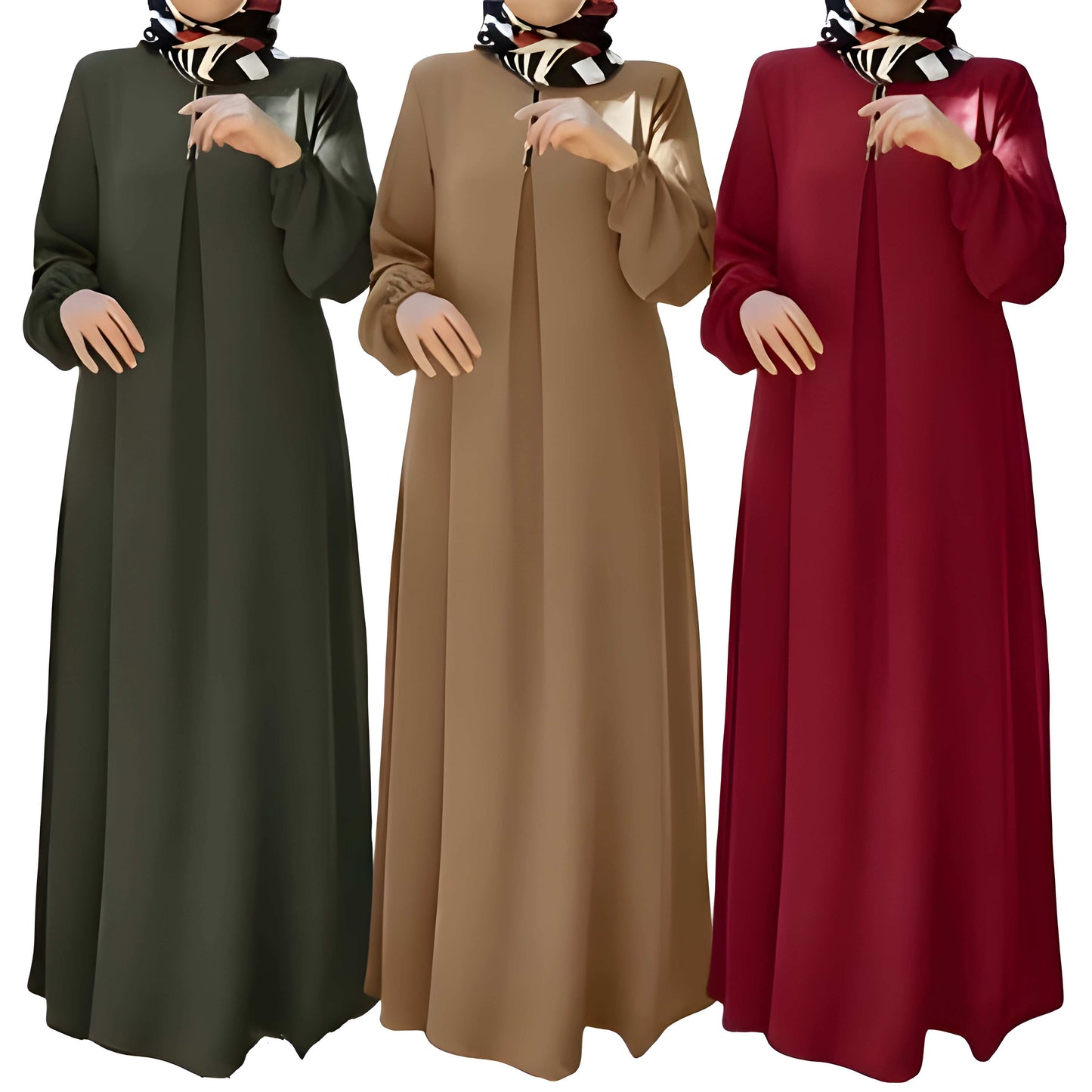 Pack of 3 Stylish Abaya l Premium Quality l All Sizes Available #1100