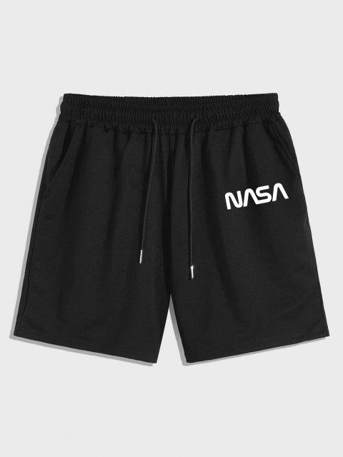 Mens Summer Shorts + T-Shirt Set - SS37 - Black Black