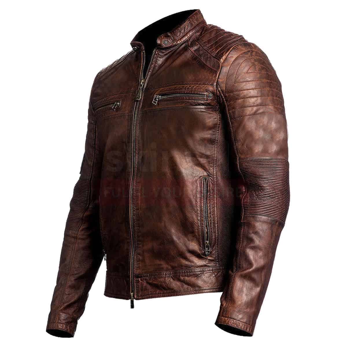 Men's Brown Real Leather Jacket