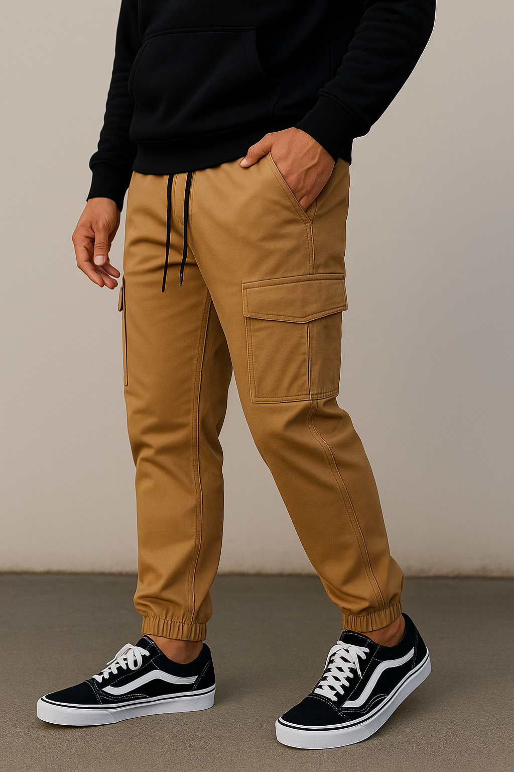 Men's New Cotton Flap Four Pocket Cargo Pant / Trouser.