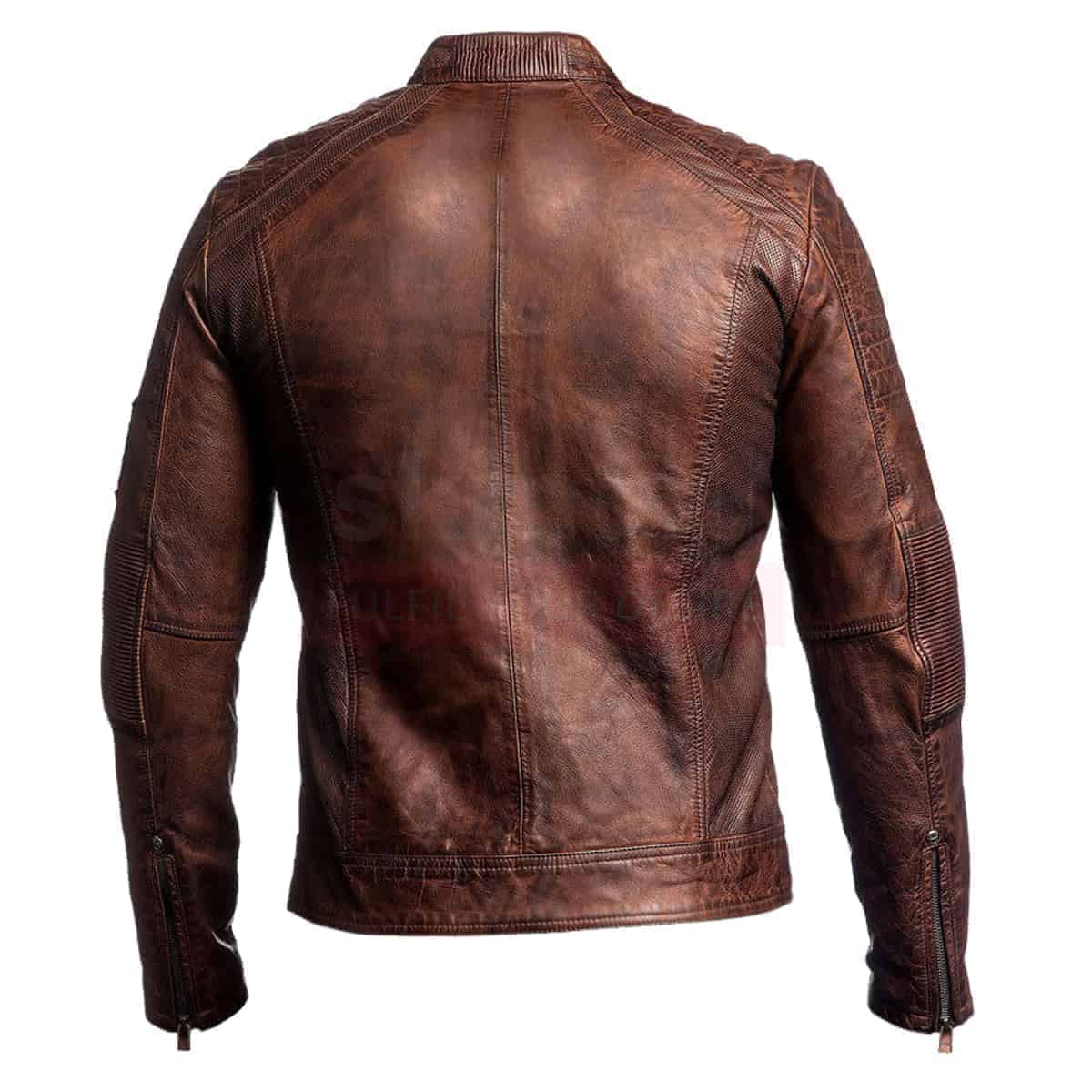 Men's Brown Real Leather Jacket