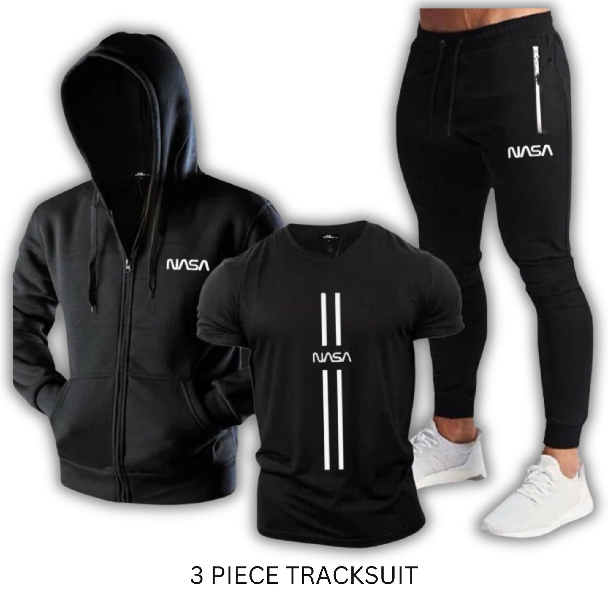 3 Piece Digital Printed Winter Tracksuit