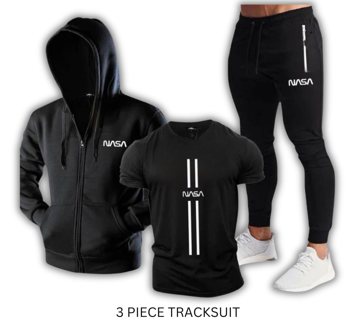 3 Piece Digital Printed Winter Tracksuit