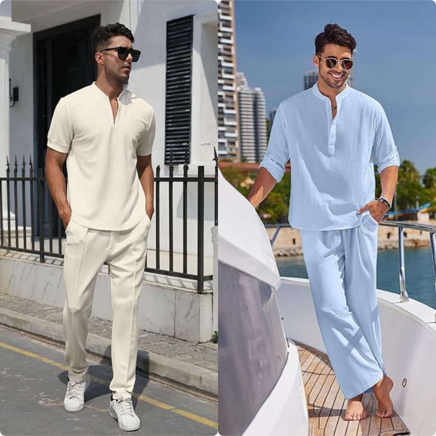 Pack of 2 Men's Summer Suit For Men l Upto 50% Off Summer Sale l Article011