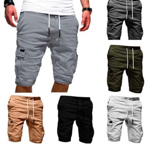 Pack of 6 Cotton Shorts for Men – Breathable Summer Wear with Elastic Waist & Drawstring | Multi-Color | 7626