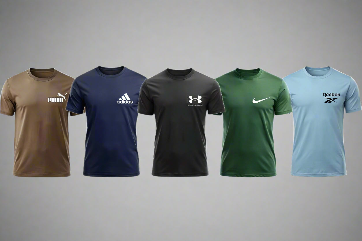 Pack of 5 Printed Dri-Fit T Shirt