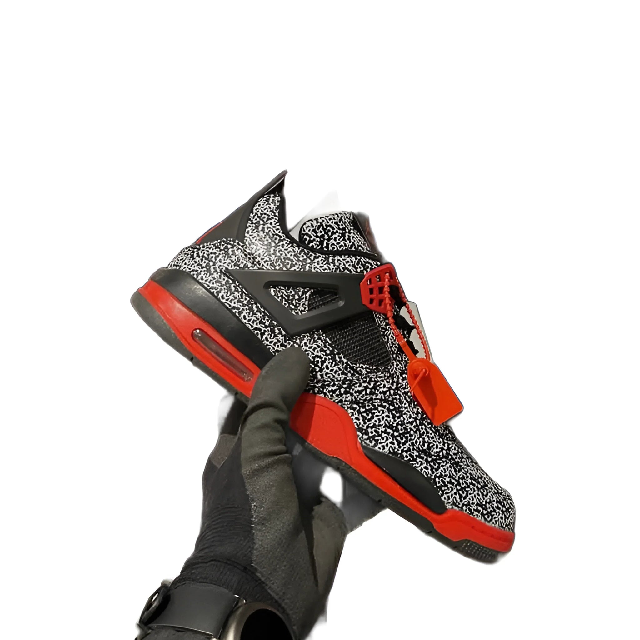 AIR JORDAN 4 - Retro - Black and Red Channel