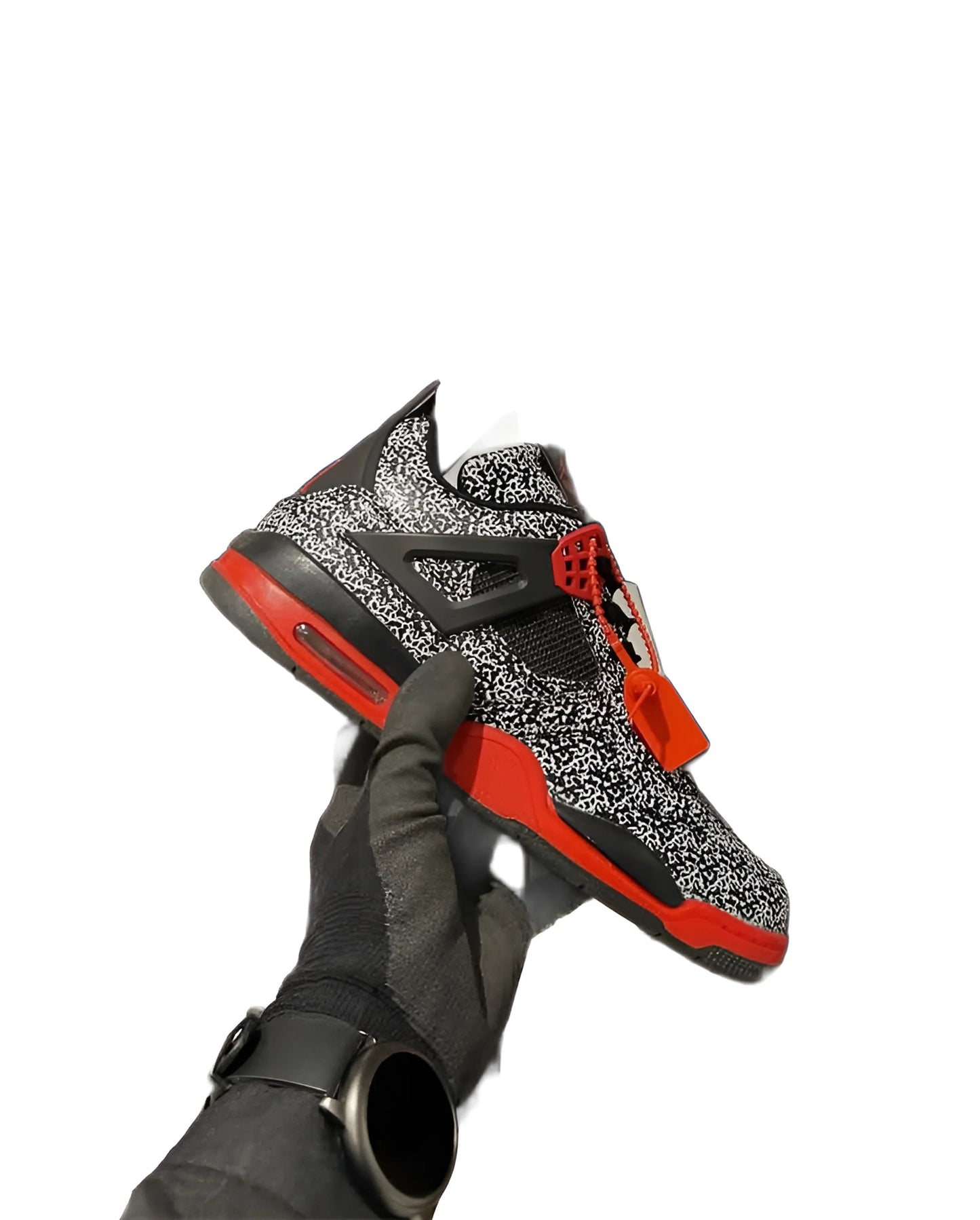 AIR JORDAN 4 - Retro - Black and Red Channel