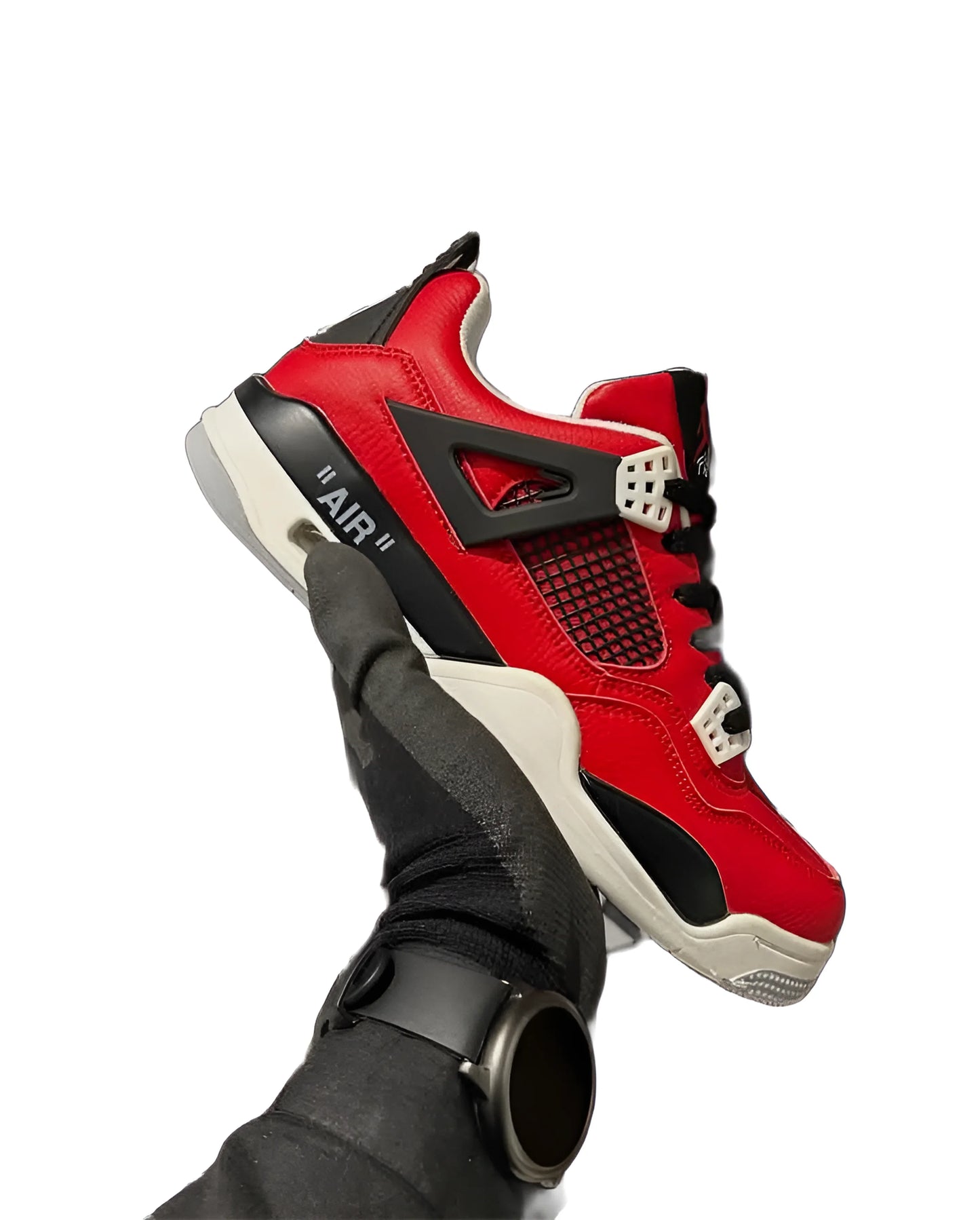 AIR JORDAN 4 - Retro - Red with White
