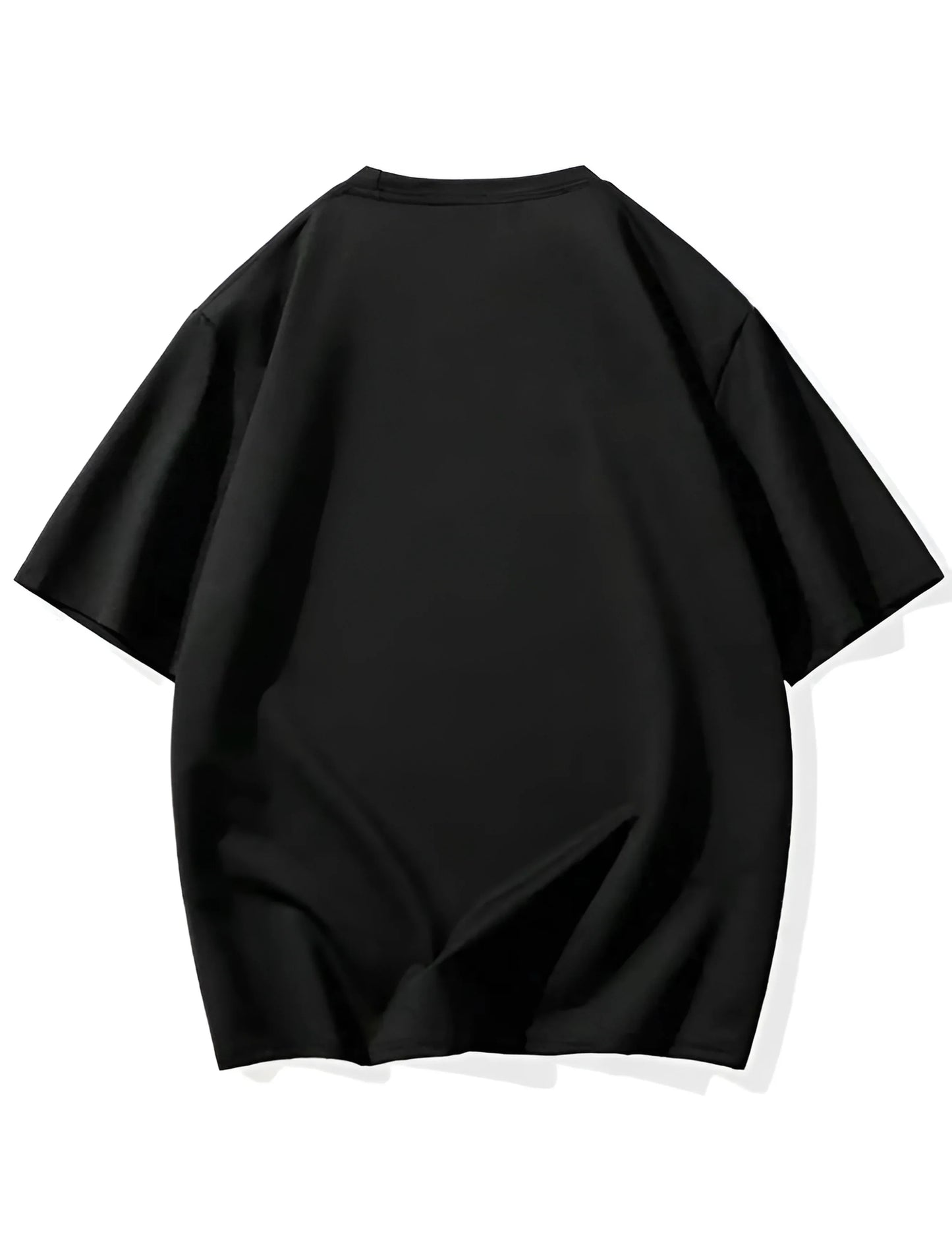 Men's Abstract Design Printed Drop Shoulder