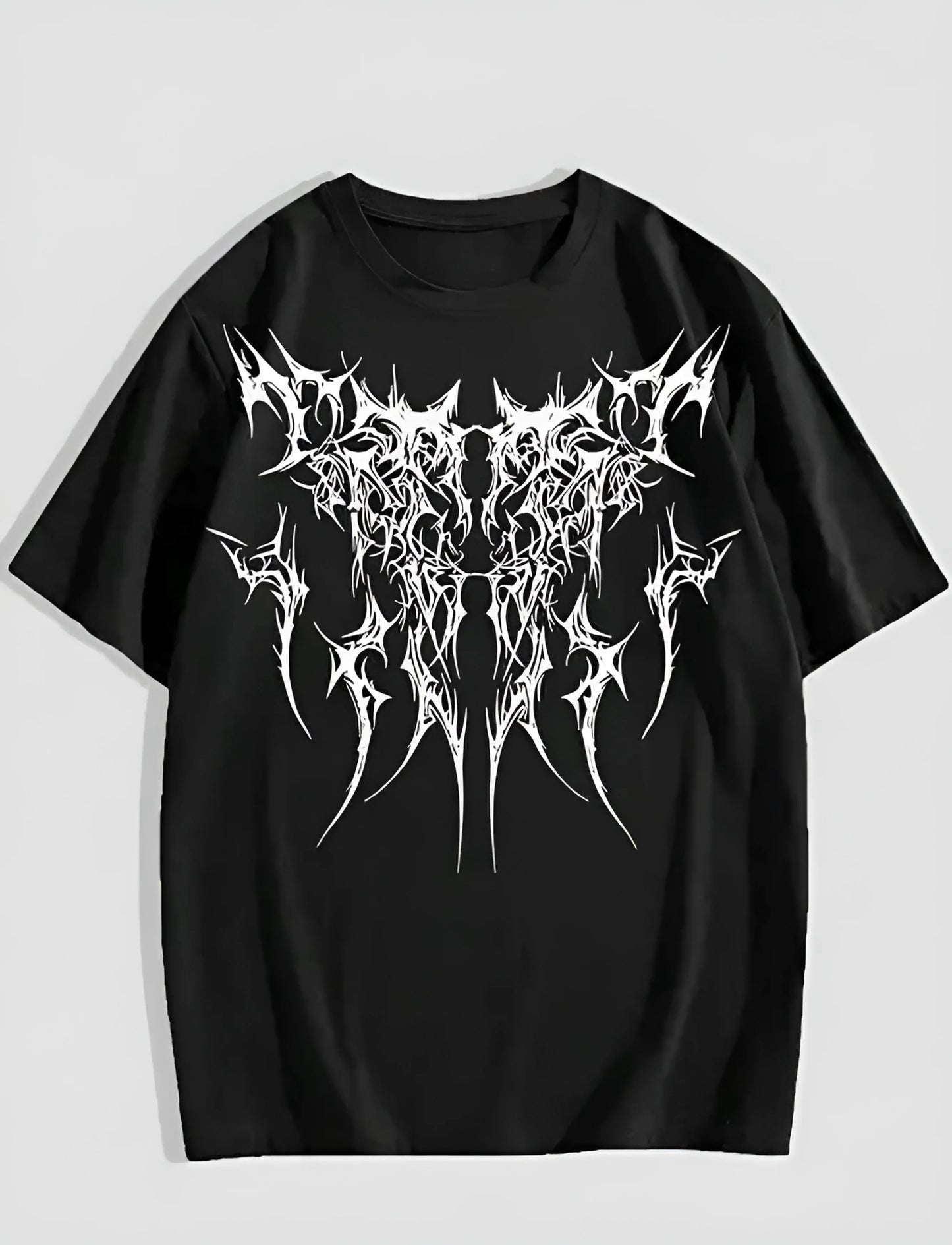 Men's Abstract Design Printed Drop Shoulder