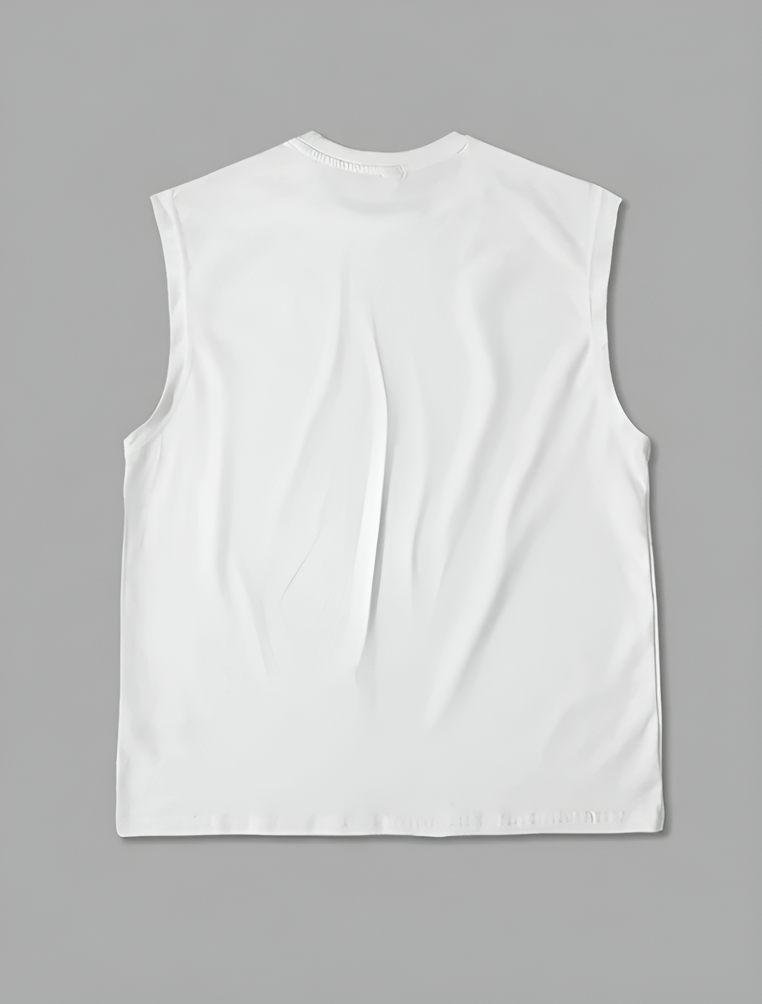 Men's New York Printed Sleeve Less Shirt.