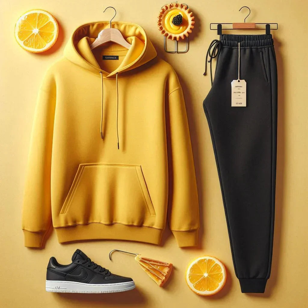 Fleece Hoodie with Trouser Set For Women’s