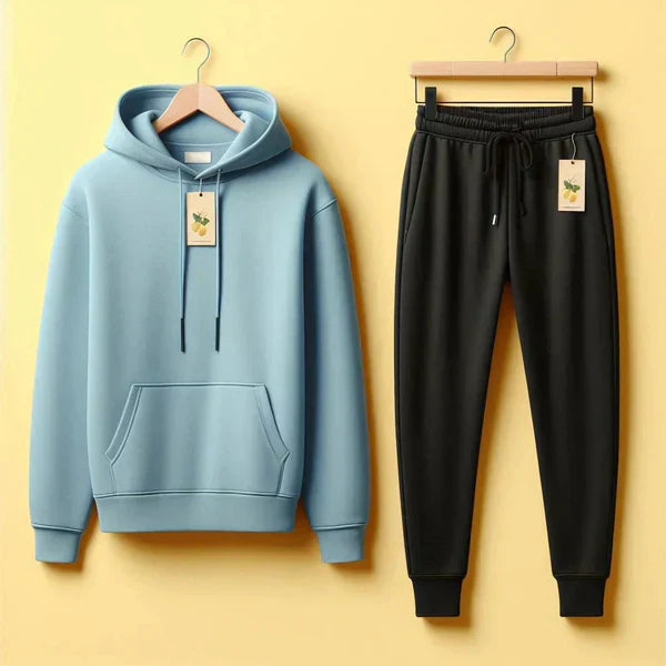 Fleece Hoodie with Trouser Set For Women’s
