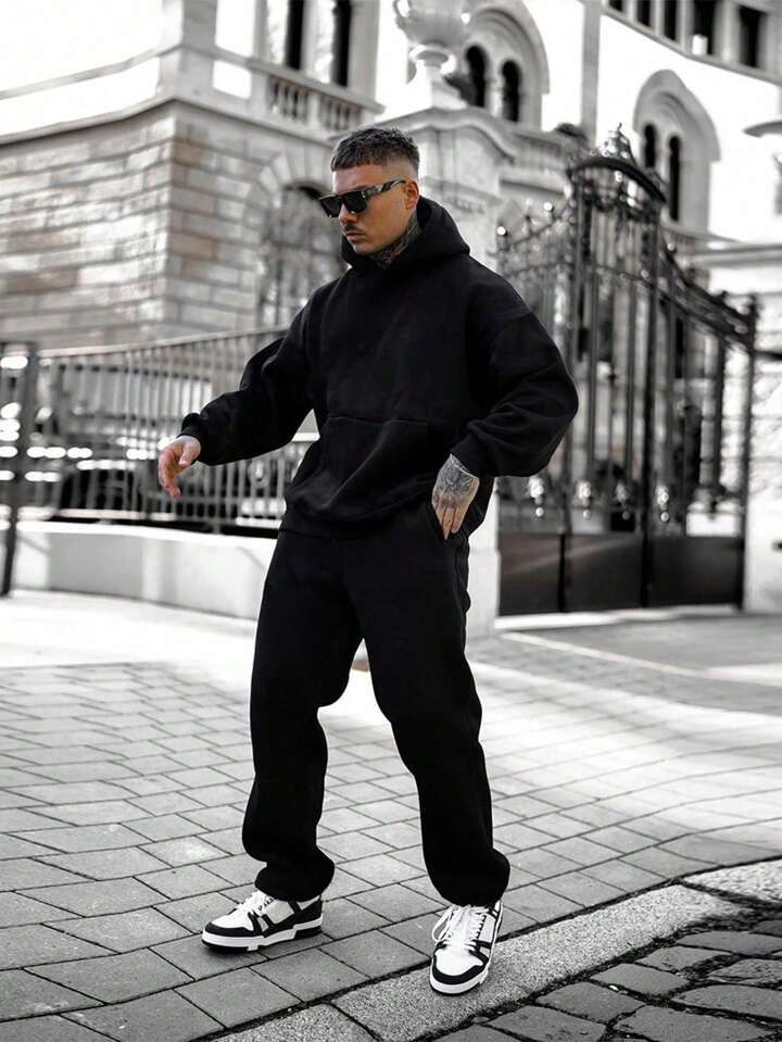 Men’s Hooded Pullover Tracksuit