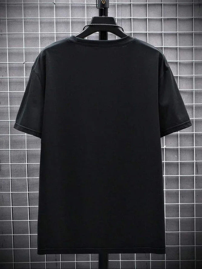 Men's Basic Solid Color T-Shirts.